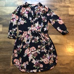 Floral long sleeve dress